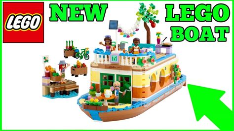 New Lego Boat Lego Friends Canal Houseboat 41702 Youtube