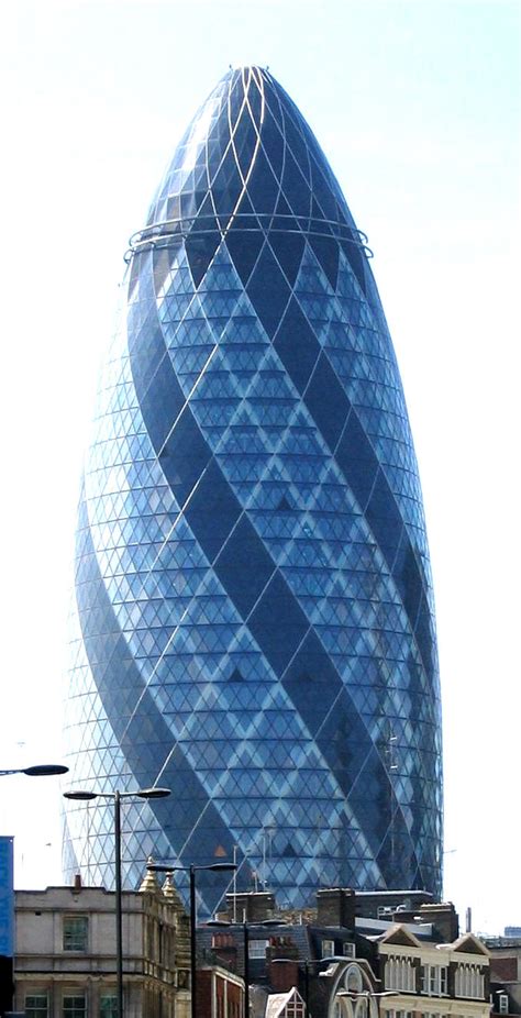 London Gherkin An Unusual Eggshaped Building