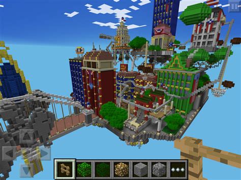 Minecraft Pe Worlds Bioshock Infinite Map Columbia