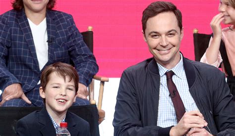 Jim Parsons Introduces ‘young Sheldon Star Iain Armitage To The Press 2017 Tca Summer Press