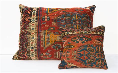 Antique Turkish Wool Kilim Throw Pillow Kindred Black