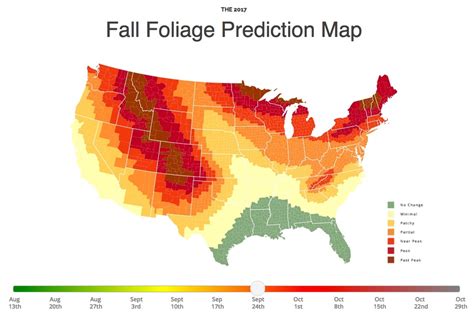 Use This Map To Discover The Best Spots To See Fall Foliage