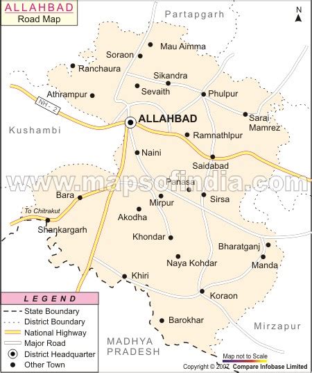 Allahabad Map India