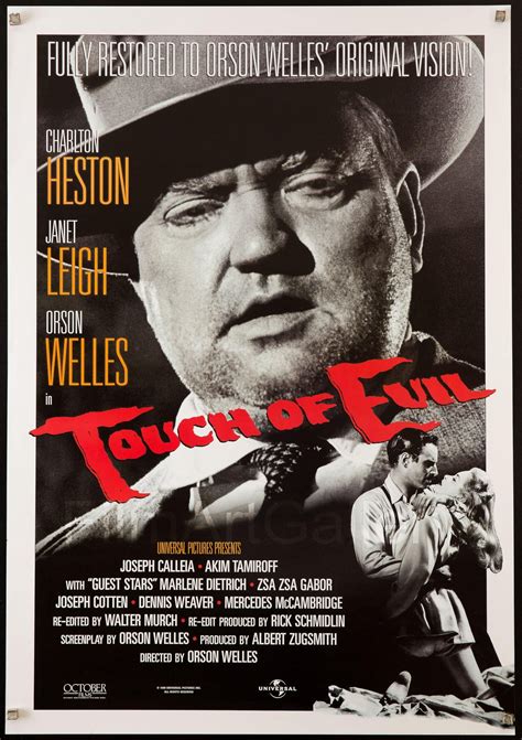 touch of evil vintage movie poster