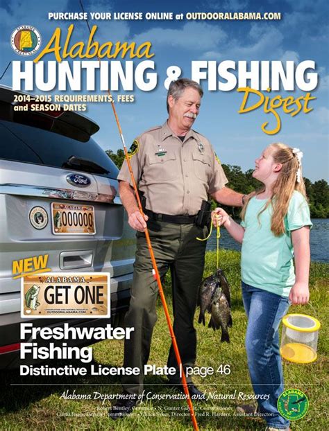 2014 2015 Alabama Hunting And Fishing Digest Official Guide From The