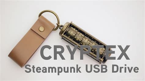 Cryptex Steampunk Usb Drive From Thinkgeek Youtube