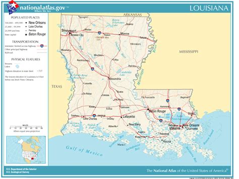 United States Geography For Kids Louisiana