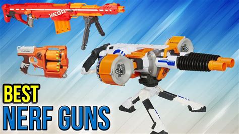 If you're looking for the first thing most people picture when they think of a nerf gun, these are the best choices for you. 10 Best Nerf Guns 2017 - YouTube