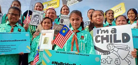 Iwd Girl Guides In Malaysia Call To Ban Child Marriage