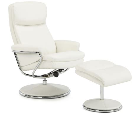 Free delivery and returns on ebay plus items for plus members. Norway White Faux Leather Recliner Chair - UK delivery