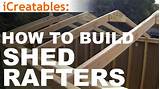 How To Cut Roof Rafters For Shed Roof Pictures