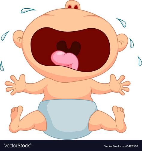 Crying Baby Cartoon Clipart Free Images At Clker Com Vector Clip My