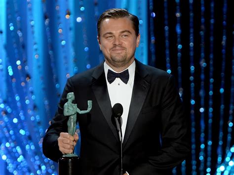 Leonardo Dicaprio One Step Closer To An Oscar After Winning At Screen Actors Guild Awards For