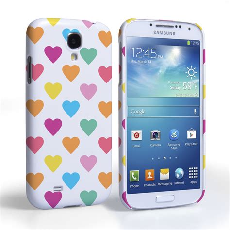 Samsung Galaxy S4 Polka Hearts Pastel Case Mobile Mad