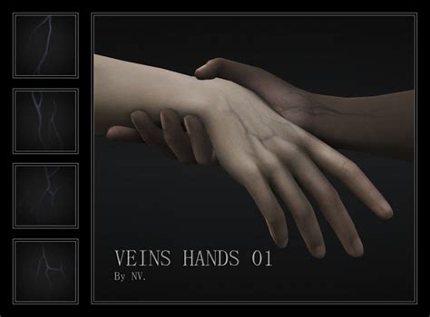 Veins Hands 01 Nv Games Sims 4 Sims Sims 4 Cc Skin