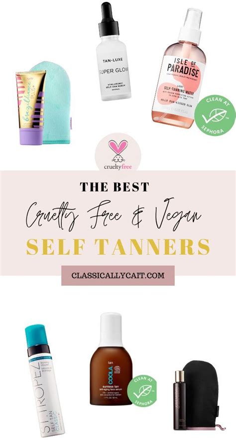 Vegan Self Tanners Classically Cait Cruelty Free Skin Care Best