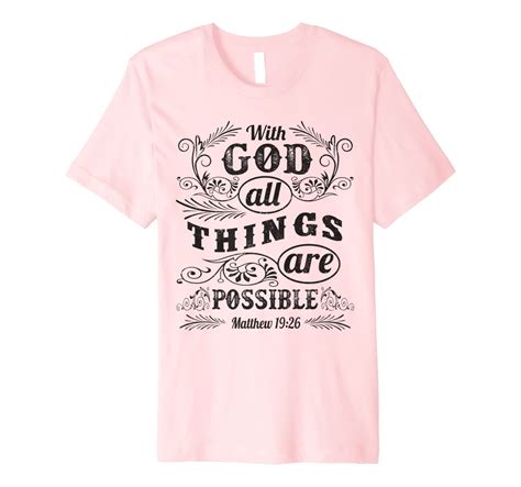 Scripture Tshirts With A Bible Quote Godly Worship Shirt
