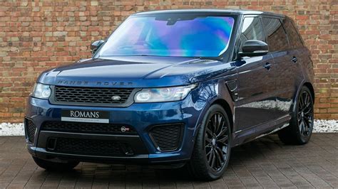 2017 Range Rover Sport 50 Svr Balmoral Blue Walkaround Interior