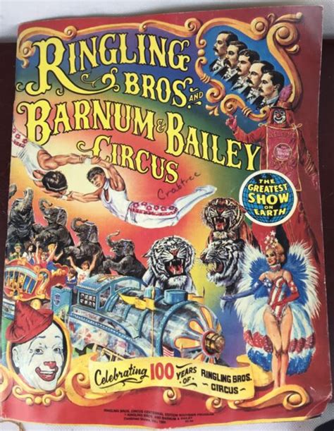 Vintage Ringling Bros Barnum Bailey Circus Souvenir Program Brothers