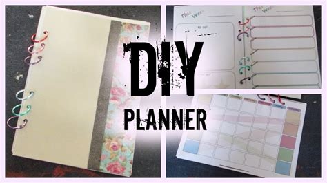 Diy Planner I How To Make Your Own Planner From Scratch Youtube