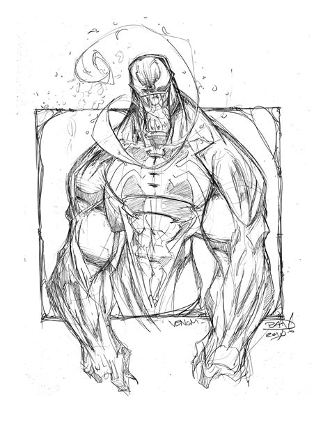 Venom Face Drawing At Getdrawings Free Download