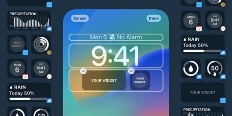 Ios 16 Lock Screen Widgets Template Figma