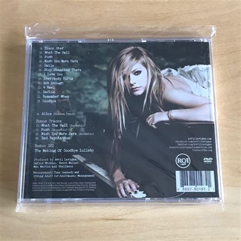 Avril Lavigne Goodbye Lullaby Deluxe Cd Dvd Poster Cd Dvd