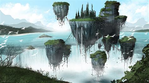 Floating Castle By Anhii On Deviantart