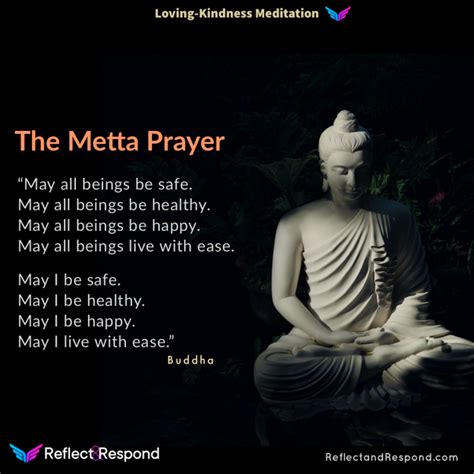 Metta Prayer And Loving Kindness Meditation Reflectandrespond