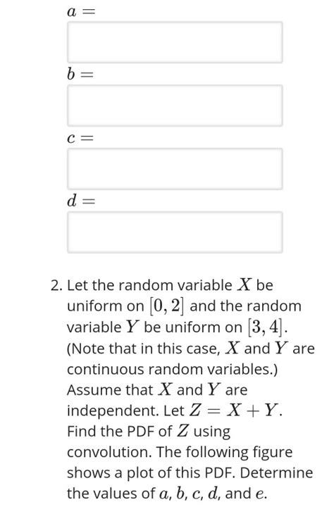 Solved Let The Discrete Random Variable X Be Uniform On Chegg