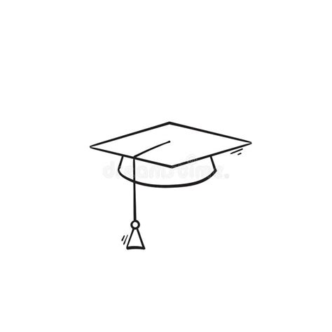 Graduate Doodle Black Hat Seamless Pattern With Diploma Graduation