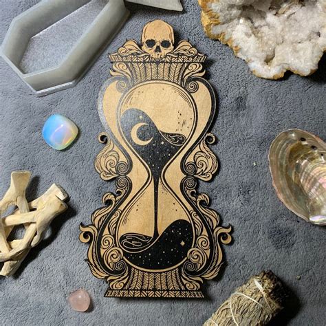 Celestial Hourglass Sign Etsy In 2024 Wood Etching Wood Burning Art Art Journal Inspiration
