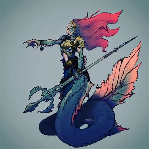 OC Art Why You Should Play A Merfolk They Are Amazing Process