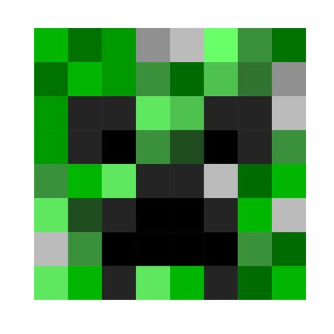 Minecraft Creeper Face by sieq | Creepers, Minecraft, Minecraft pixel art png image