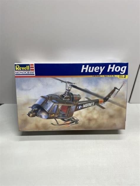 Revell 148 Huey Hog Helicopter Plastic Model Kit For Sale Online Ebay
