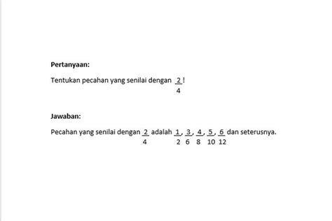 Detail Contoh Pecahan Senilai Kelas 4 Koleksi Nomer 53