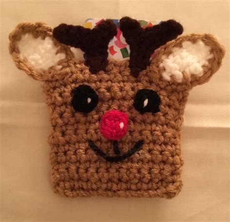 The Perfect Stitch Rudolph Gift Card Holder