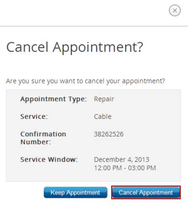 Appointments will last approximately 20 minutes. Managing Service Appointments