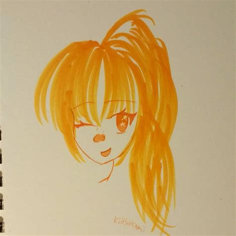 Ginger Anime Girl Doodle By Kiitsukamii On Deviantart