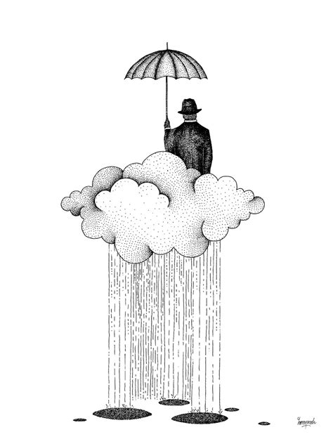 Illustration Artistiques Magritte Cloud Europosters