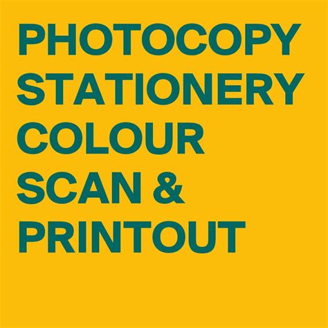 Photocopy Stationery Colour Scan And Printout Post By Shahidhussain On