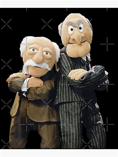 Statler And Waldorf Poster For Sale By Jartoy Redbubble