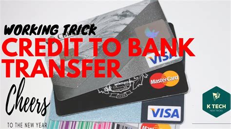 Usually, credit cards are seen as a mode of payment for all types of transactions, against which you earn reward points and cashback. Send Money Credit card to bank account - YouTube