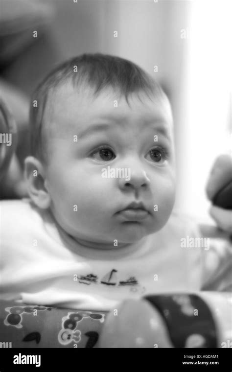 Caucasian Baby Boy Stock Photo Alamy