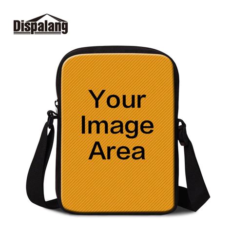 Customize Your Own Design Messenger Bag For School Custom Logo Image