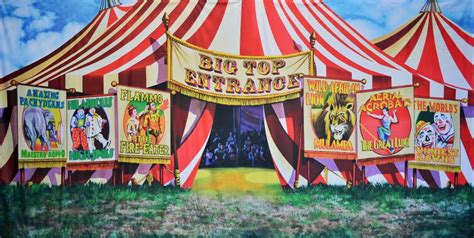 Circus Theatrical Backdrop Rental Grosh Es7898