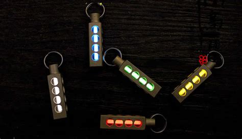 Tritium Nite Self Luminous Pendant Keychain Feelt