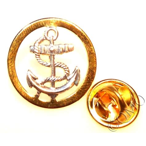 Royal Navy Junior Rate Lapel Pin Badge Metal Enamel