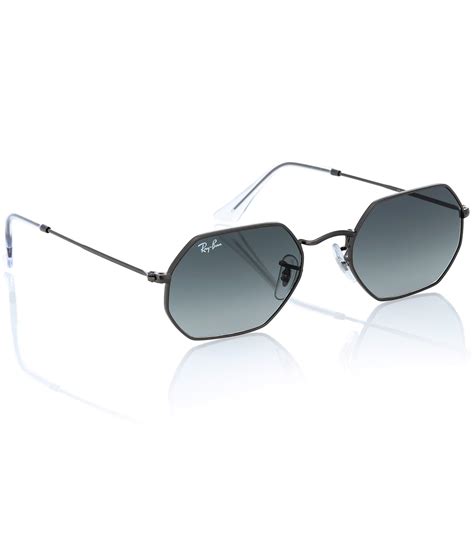 Ray Ban Octagonal Classic Sunglasses In Blue Lyst
