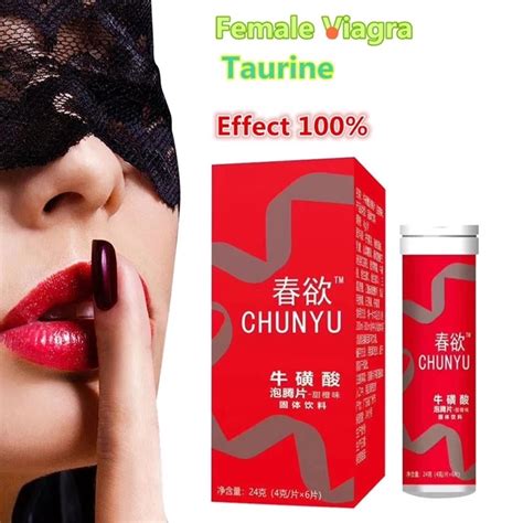Women Orgasm Enhancement Effervescent Tablets Taurine Solid Beverage
